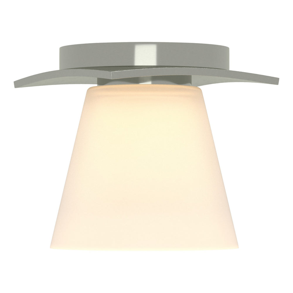 Hubbardton Forge - One Light Semi-Flush Mount - Wren - Sterling- Union Lighting Luminaires Decor