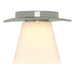 Hubbardton Forge - One Light Semi-Flush Mount - Wren - Sterling- Union Lighting Luminaires Decor
