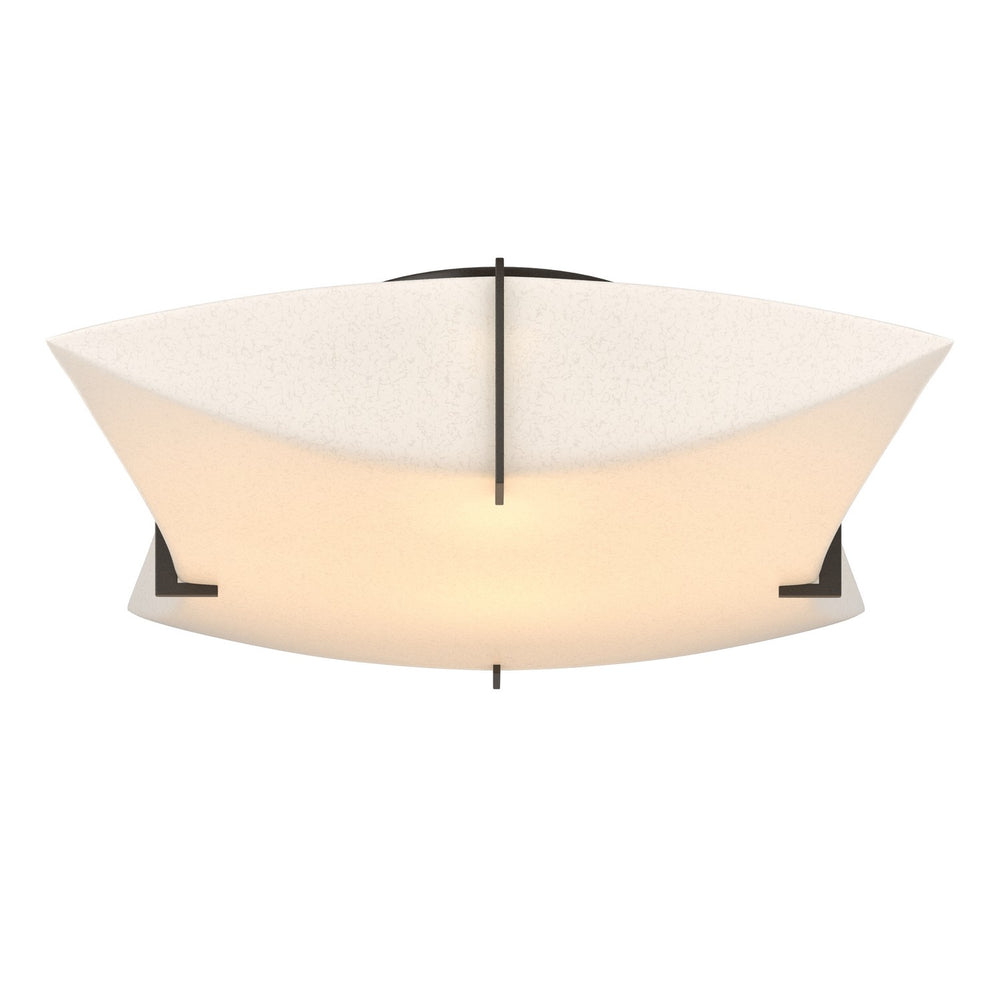 Hubbardton Forge - Two Light Semi-Flush Mount - Bento - Oil Rubbed Bronze- Union Lighting Luminaires Decor