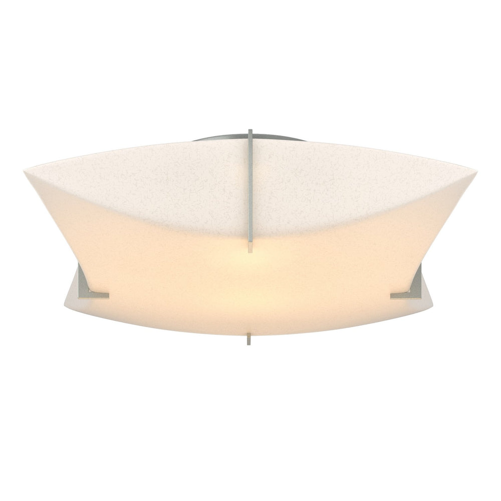 Hubbardton Forge - Two Light Semi-Flush Mount - Bento - Vintage Platinum- Union Lighting Luminaires Decor