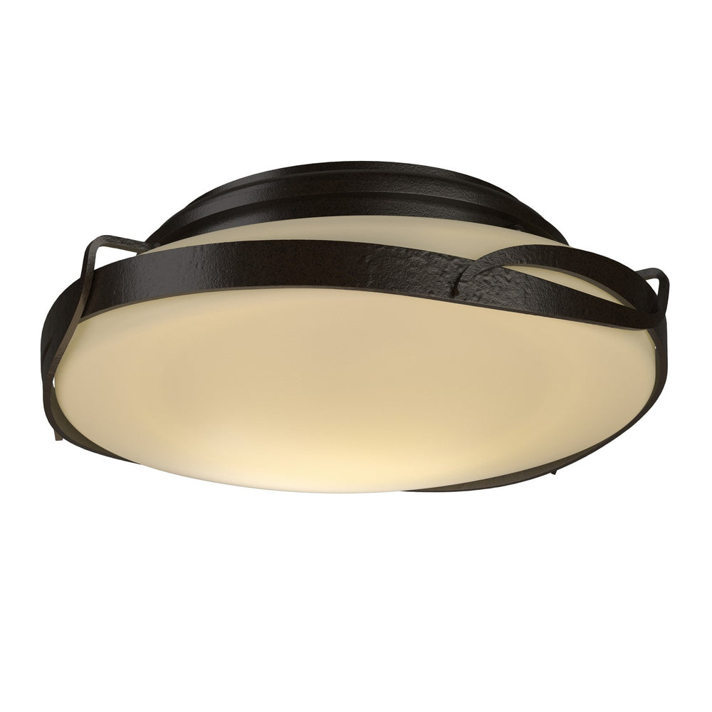 Hubbardton Forge - Two Light Flush Mount - Flora - Oil Rubbed Bronze- Union Lighting Luminaires Decor