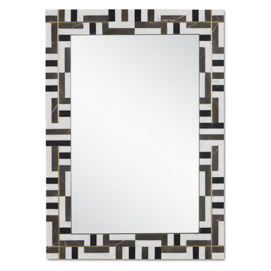 Currey and Company - Mirror - Gentry - Natural/Brass- Union Lighting Luminaires Decor