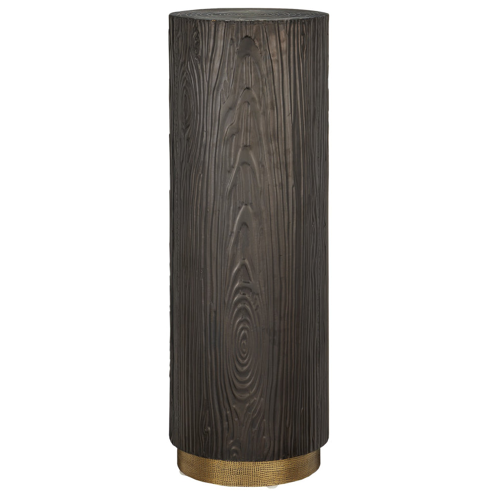 Currey and Company - Pedestal - Terra Collection - Bronze/Brass- Union Lighting Luminaires Decor
