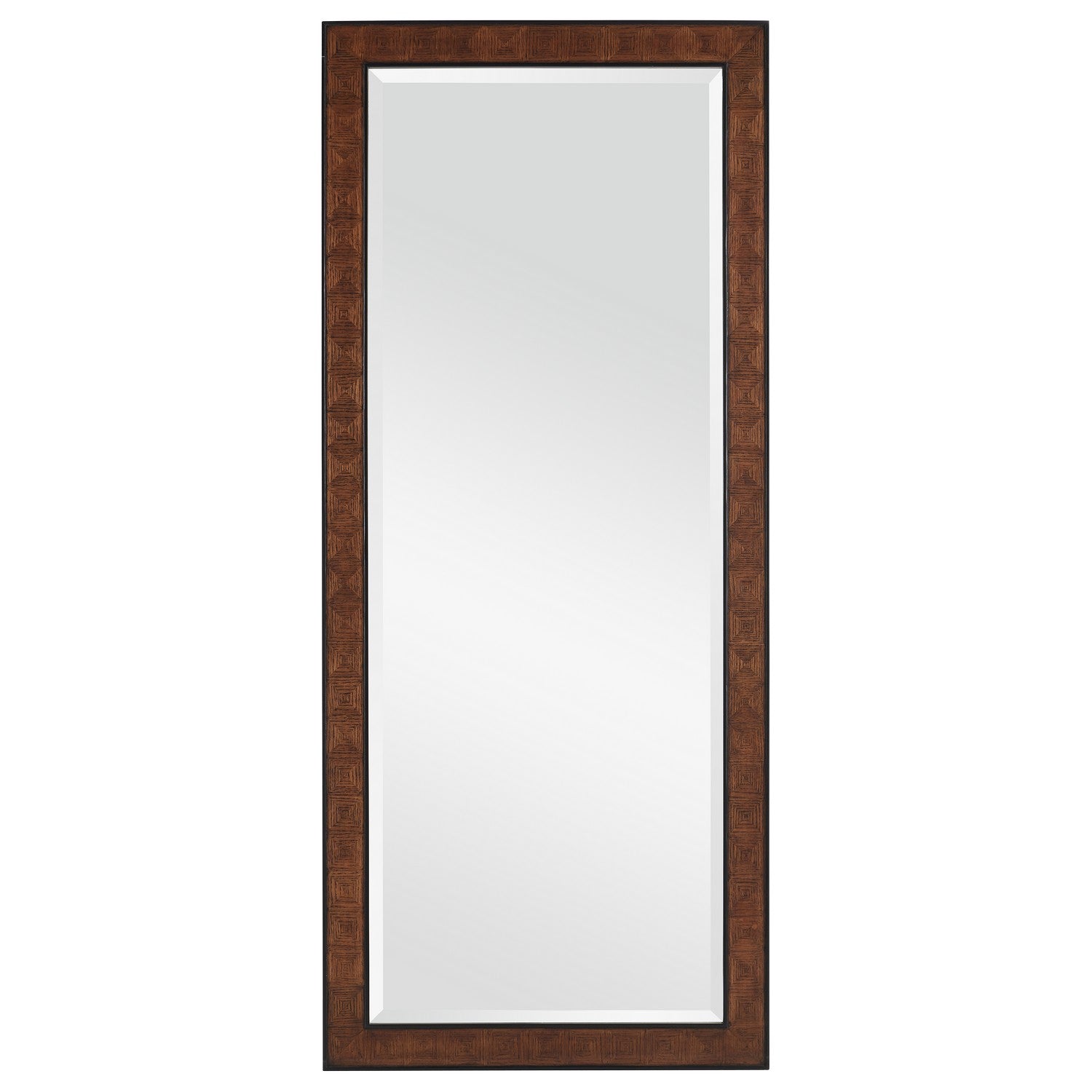 Currey and Company - Floor Mirror - Dorian - Kona/Black/Mirror- Union Lighting Luminaires Decor