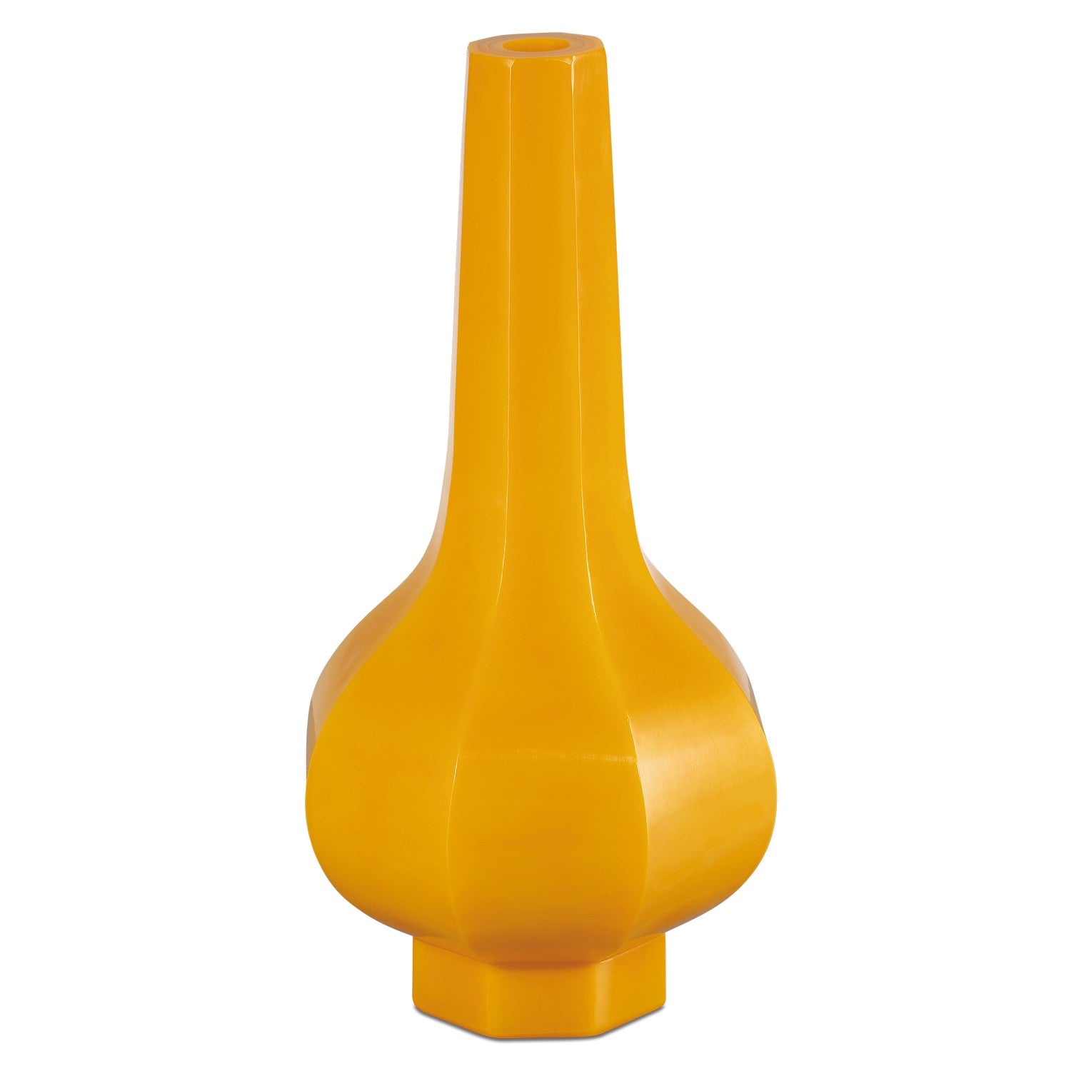 Currey and Company - Vase - Imperial - Imperial Yellow- Union Lighting Luminaires Decor