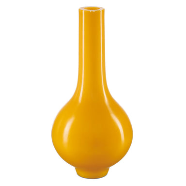 Currey and Company - Vase - Imperial Yellow- Union Lighting Luminaires Decor