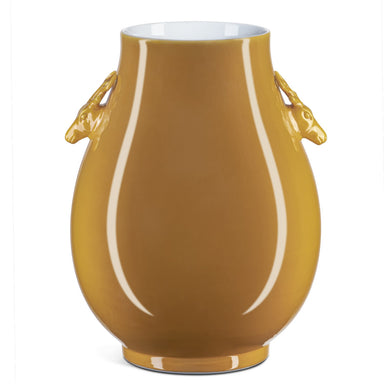 Currey and Company - Vase - Yellow- Union Lighting Luminaires Decor