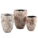 Currey and Company - Vase Set of 3 - Marne Collection - Brown/Off-White- Union Lighting Luminaires Decor
