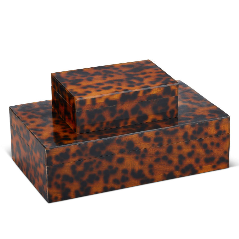 Currey and Company - Box Set of 2 - Faux Tortoise - Brown/Black- Union Lighting Luminaires Decor