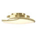 Hubbardton Forge - LED Flush Mount - Flora - Modern Brass- Union Lighting Luminaires Decor