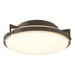 Hubbardton Forge - Two Light Flush Mount - Metra - Bronze- Union Lighting Luminaires Decor