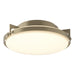 Hubbardton Forge - Two Light Flush Mount - Metra - Soft Gold- Union Lighting Luminaires Decor