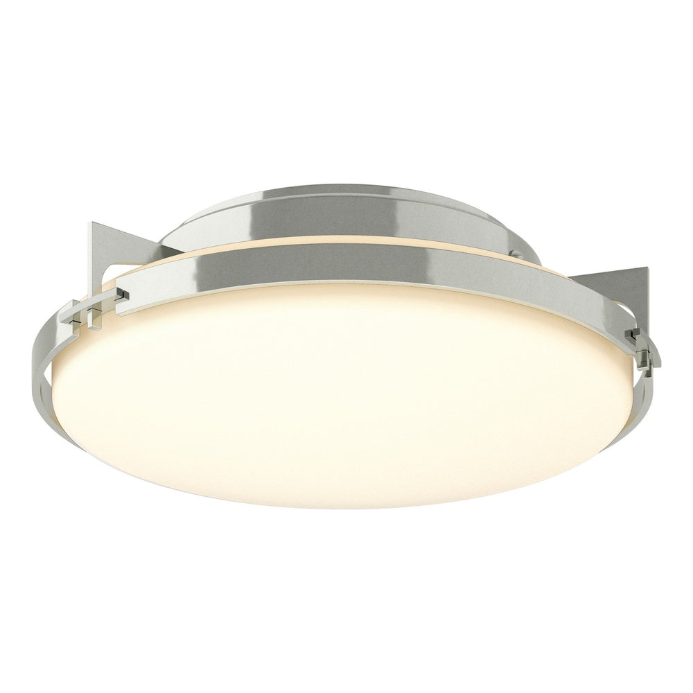Hubbardton Forge - Two Light Flush Mount - Metra - Sterling- Union Lighting Luminaires Decor
