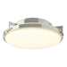 Hubbardton Forge - Two Light Flush Mount - Metra - Sterling- Union Lighting Luminaires Decor