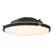 Hubbardton Forge - LED Semi-Flush Mount - Metra - Black- Union Lighting Luminaires Decor