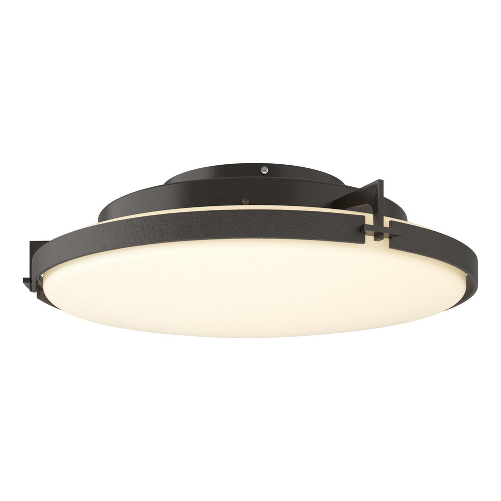 Hubbardton Forge - LED Flush Mount - Metra - Oil Rubbed Bronze- Union Lighting Luminaires Decor