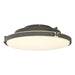 Hubbardton Forge - LED Semi-Flush Mount - Metra - Natural Iron- Union Lighting Luminaires Decor