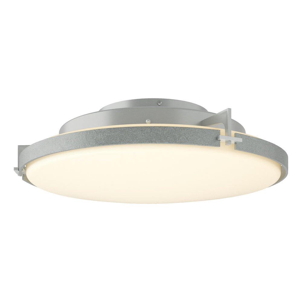 Hubbardton Forge - LED Semi-Flush Mount - Metra - Vintage Platinum- Union Lighting Luminaires Decor
