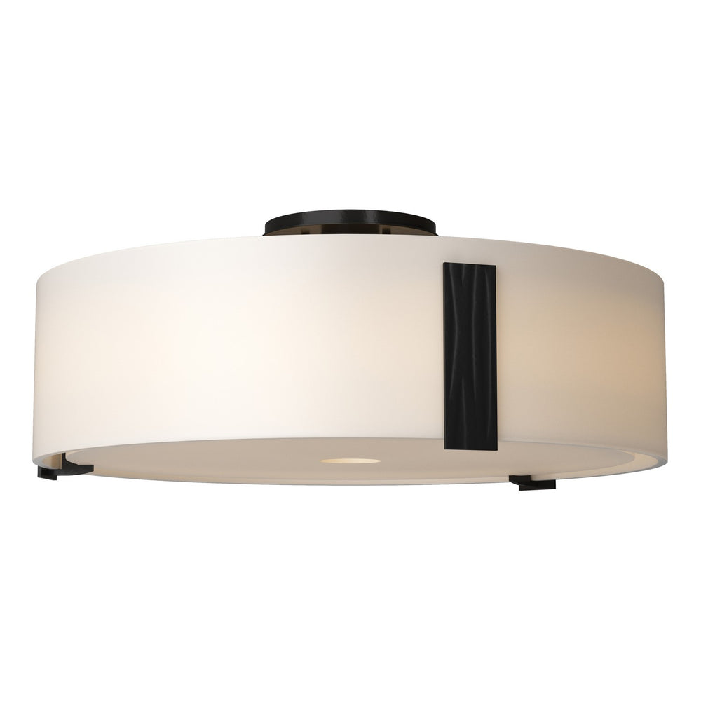 Hubbardton Forge - Three Light Semi-Flush Mount - Impressions - Black- Union Lighting Luminaires Decor