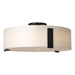 Hubbardton Forge - Three Light Semi-Flush Mount - Impressions - Black- Union Lighting Luminaires Decor
