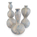Currey and Company - Vase Set of 3 - Calm - Blue/White- Union Lighting Luminaires Decor