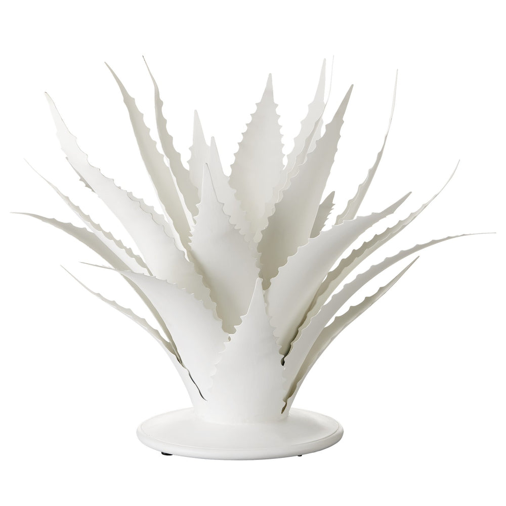 Currey and Company - Objet - Agave Collection - Gesso White- Union Lighting Luminaires Decor