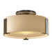 Hubbardton Forge - One Light Semi-Flush Mount - Impressions - Oil Rubbed Bronze- Union Lighting Luminaires Decor