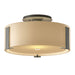 Hubbardton Forge - One Light Semi-Flush Mount - Impressions - Natural Iron- Union Lighting Luminaires Decor