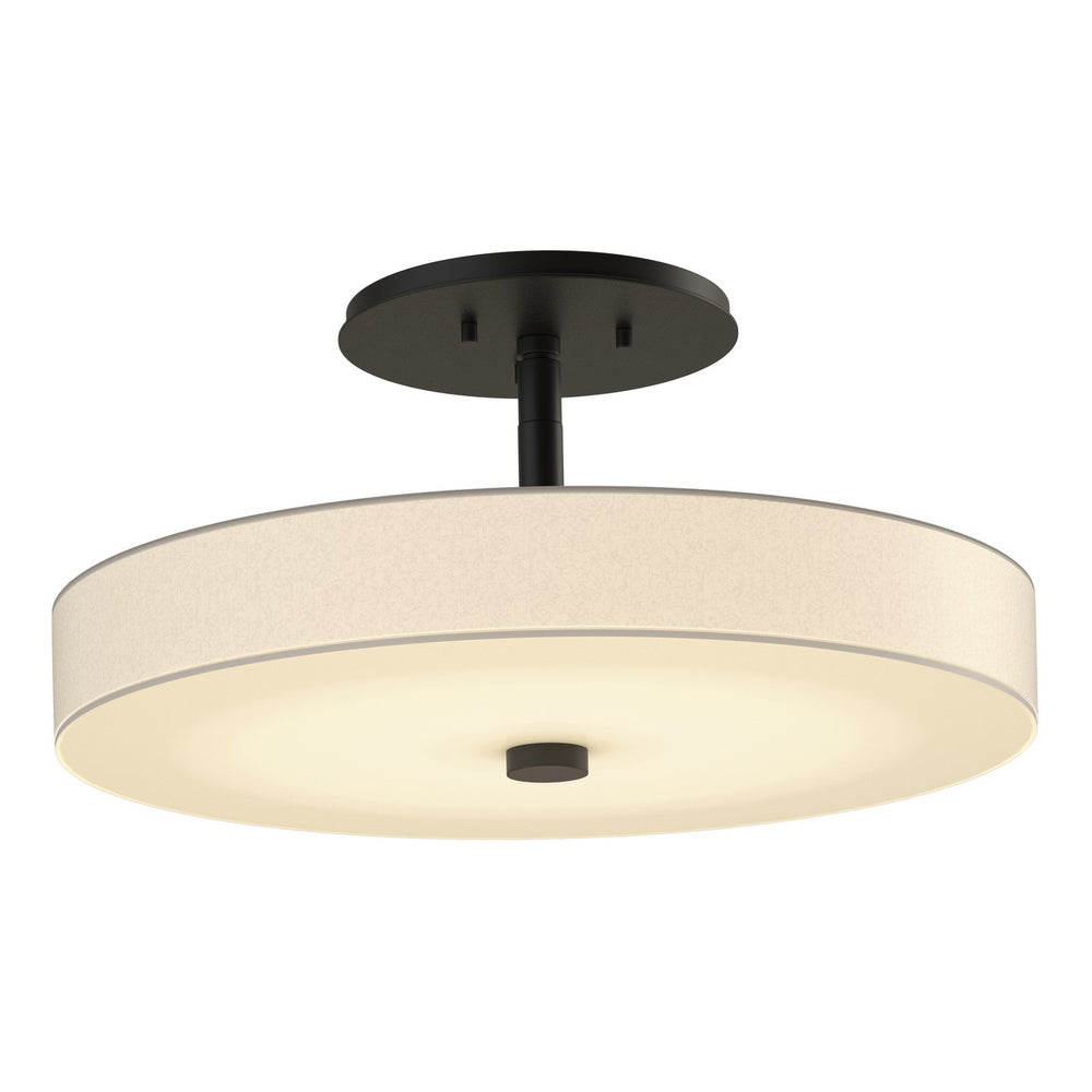 Hubbardton Forge - LED Semi-Flush Mount - Disq - Black- Union Lighting Luminaires Decor