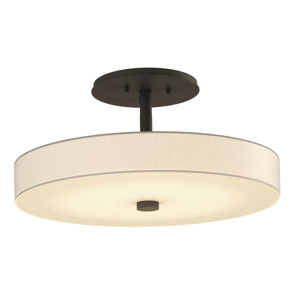 Hubbardton Forge - LED Semi-Flush Mount - Disq - Oil Rubbed Bronze- Union Lighting Luminaires Decor