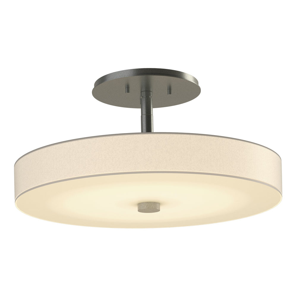 Hubbardton Forge - LED Semi-Flush Mount - Disq - Vintage Platinum- Union Lighting Luminaires Decor