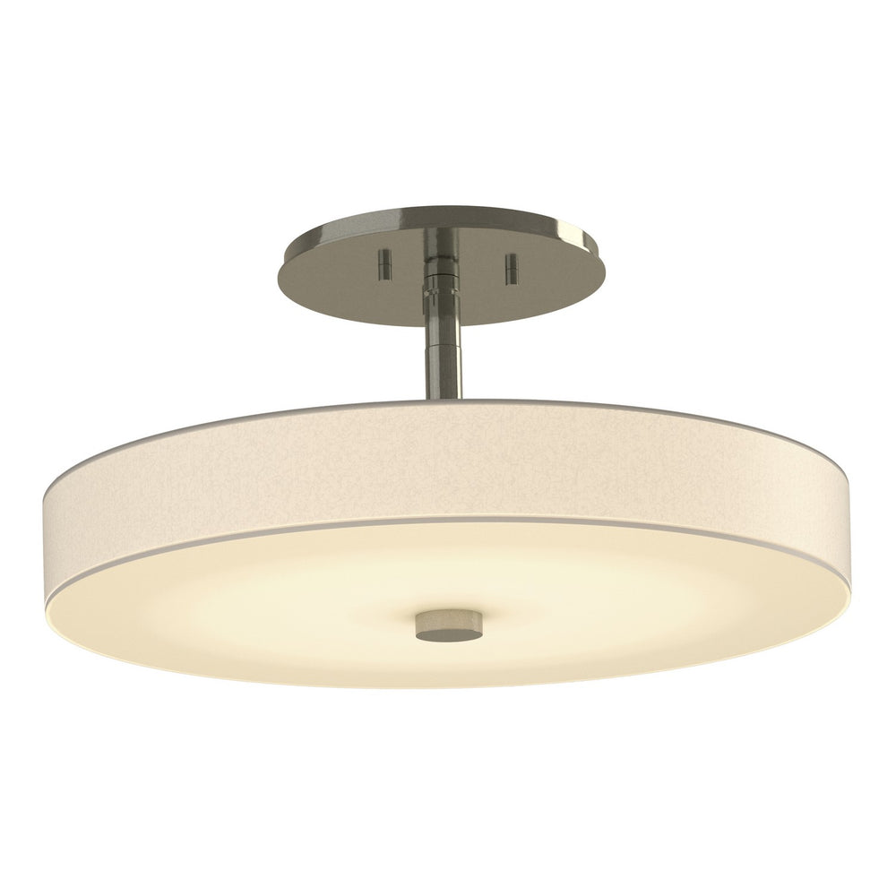 Hubbardton Forge - LED Semi-Flush Mount - Disq - Sterling- Union Lighting Luminaires Decor