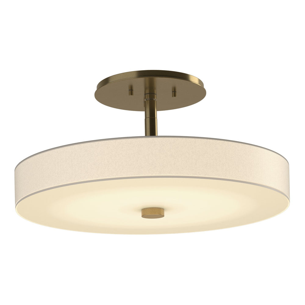 Hubbardton Forge - LED Semi-Flush Mount - Disq - Modern Brass- Union Lighting Luminaires Decor