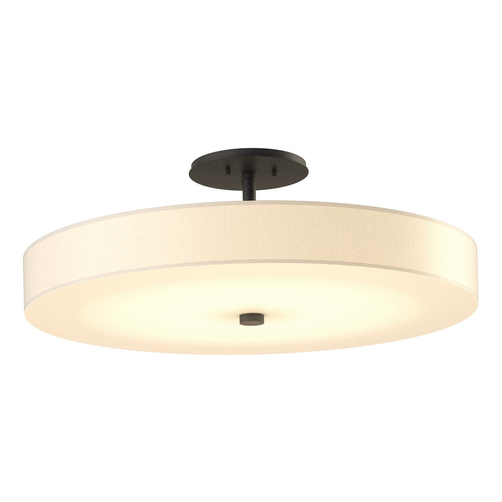 Hubbardton Forge - LED Semi-Flush Mount - Disq - Natural Iron- Union Lighting Luminaires Decor
