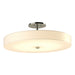 Hubbardton Forge - LED Semi-Flush Mount - Disq - Sterling- Union Lighting Luminaires Decor
