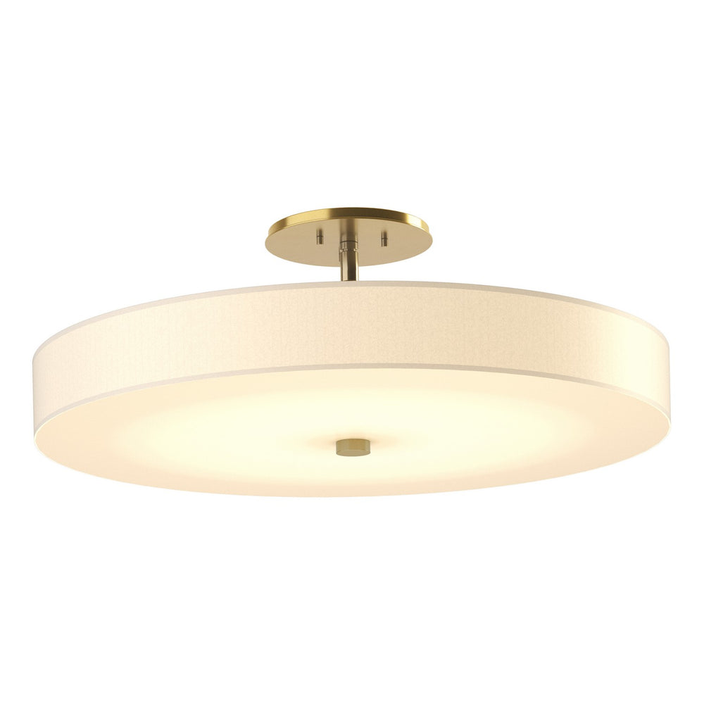 Hubbardton Forge - LED Semi-Flush Mount - Disq - Modern Brass- Union Lighting Luminaires Decor