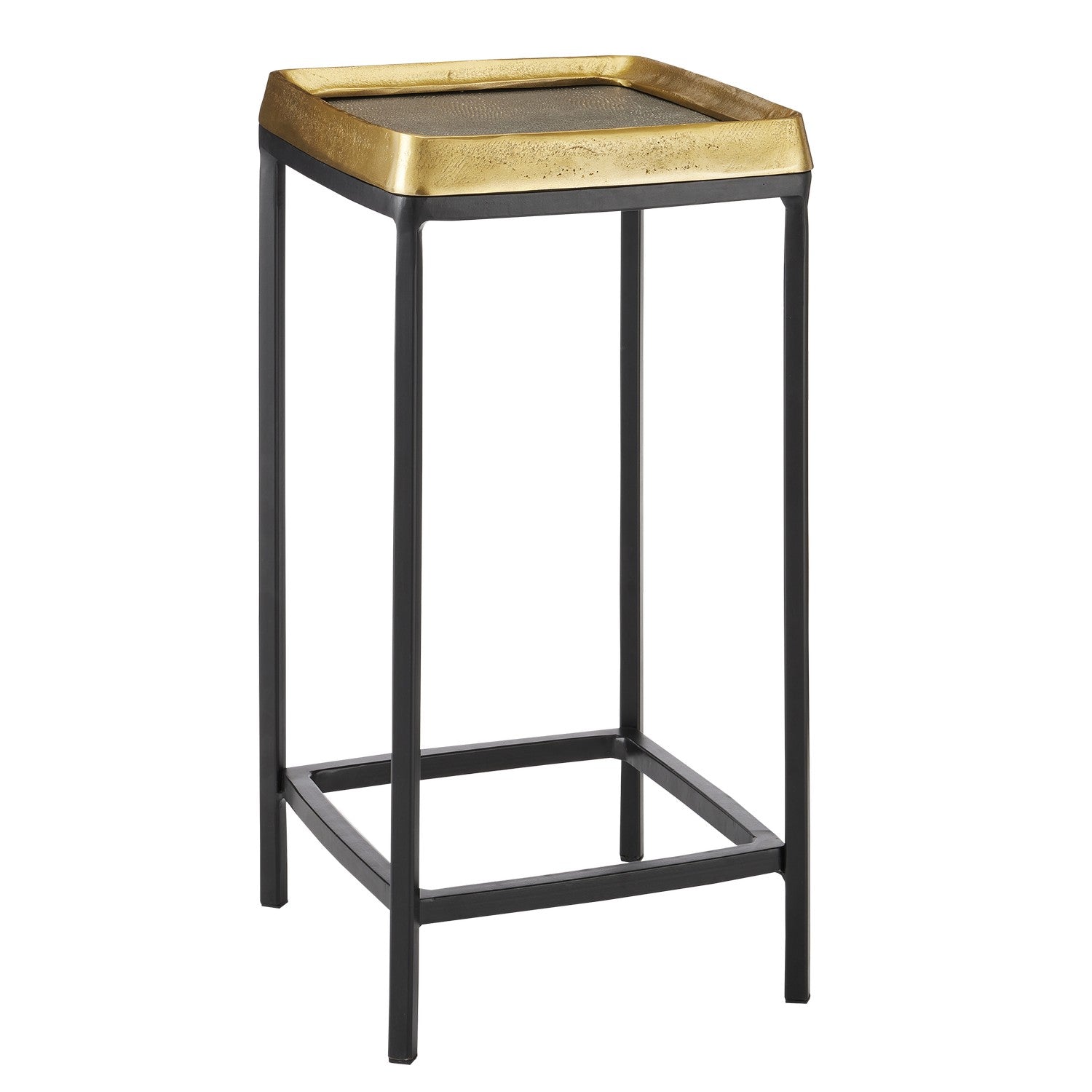 Currey and Company - Accent Table - Tanay - Antique Brass/Graphite/Black- Union Lighting Luminaires Decor