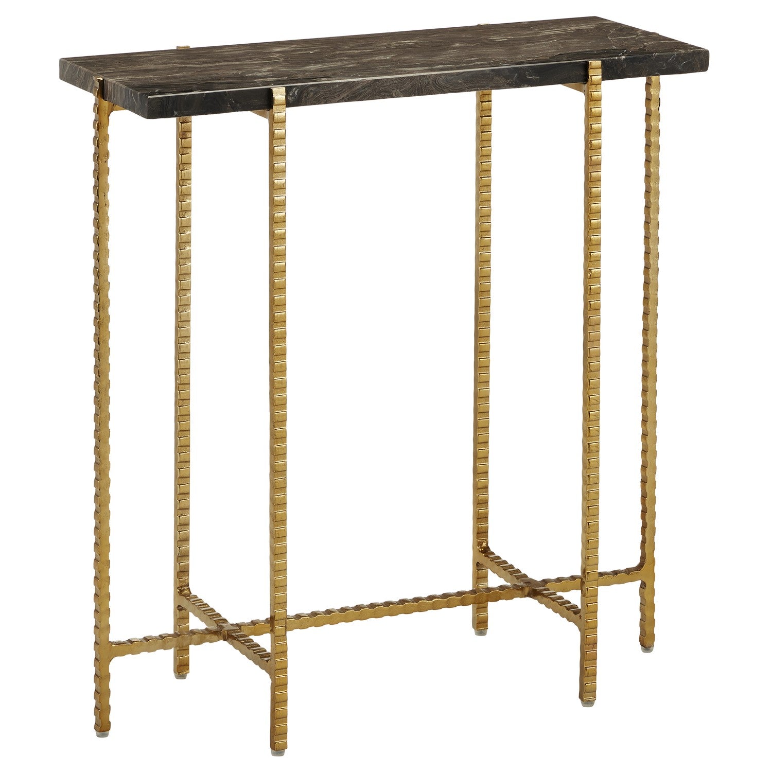 Currey and Company - Side Table - Flying - Natural/Gold- Union Lighting Luminaires Decor