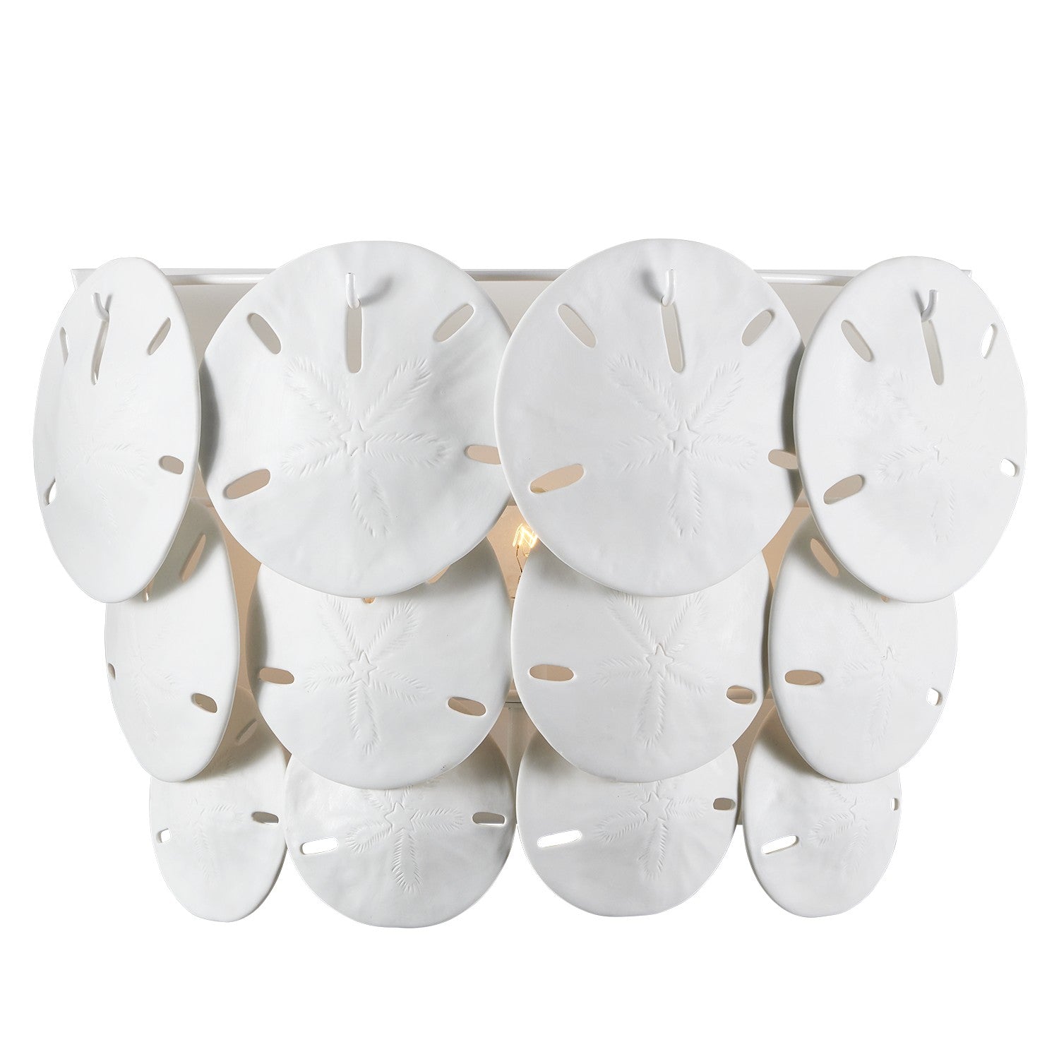 Currey and Company - Three Light Wall Sconce - Marjorie Skouras - Sugar White/White- Union Lighting Luminaires Decor