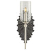 Currey and Company - One Light Wall Sconce - Benthos - Natural/Nickel/Clear- Union Lighting Luminaires Decor