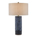 Currey and Company - One Light Table Lamp - Polka Dot - Reactive Blue- Union Lighting Luminaires Decor