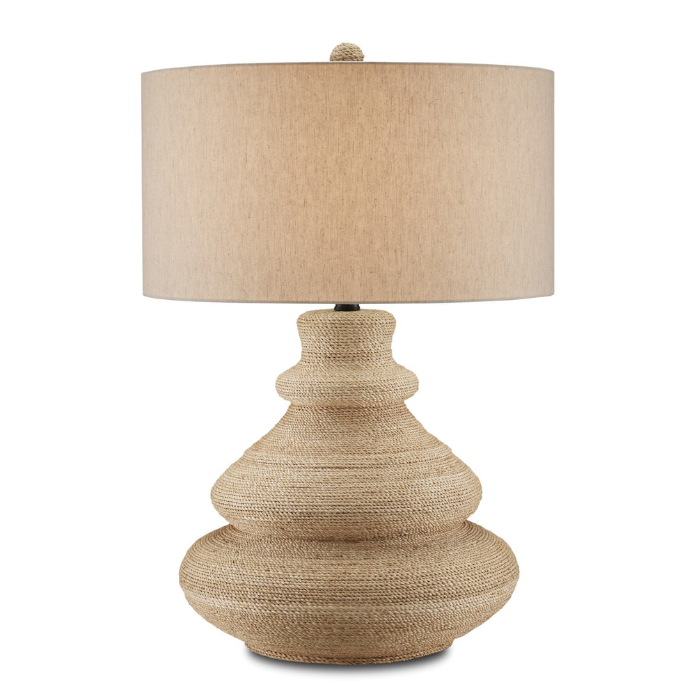 Currey and Company - One Light Table Lamp - Jaru - Natural- Union Lighting Luminaires Decor