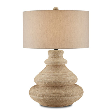 Currey and Company - One Light Table Lamp - Jaru - Natural- Union Lighting Luminaires Decor