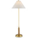 Currey and Company - One Light Table Lamp - Ippolito - Antique Brass/Natural- Union Lighting Luminaires Decor