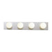 Kichler Canada - Four Light Linear Bath - Brushed Nickel- Union Lighting Luminaires Decor