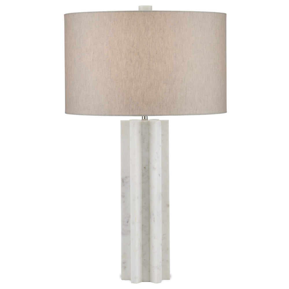 Currey and Company - One Light Table Lamp - Mercurius Table Lamp - White- Union Lighting Luminaires Decor
