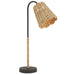 Currey and Company - One Light Table Lamp - Annabelle Collection - Natural/Molé Black- Union Lighting Luminaires Decor