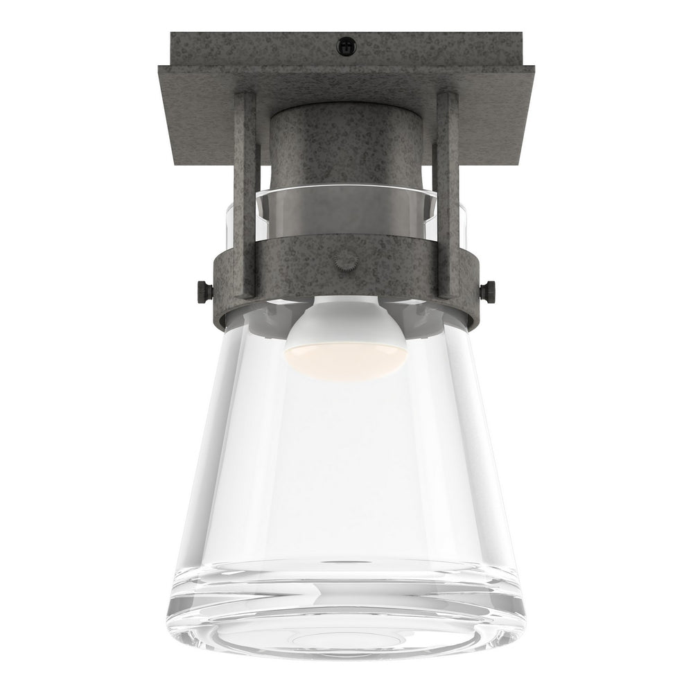 Hubbardton Forge - One Light Semi-Flush Mount - Erlenmeyer - Natural Iron- Union Lighting Luminaires Decor