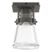 Hubbardton Forge - One Light Semi-Flush Mount - Erlenmeyer - Natural Iron- Union Lighting Luminaires Decor