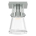Hubbardton Forge - One Light Semi-Flush Mount - Erlenmeyer - Vintage Platinum- Union Lighting Luminaires Decor